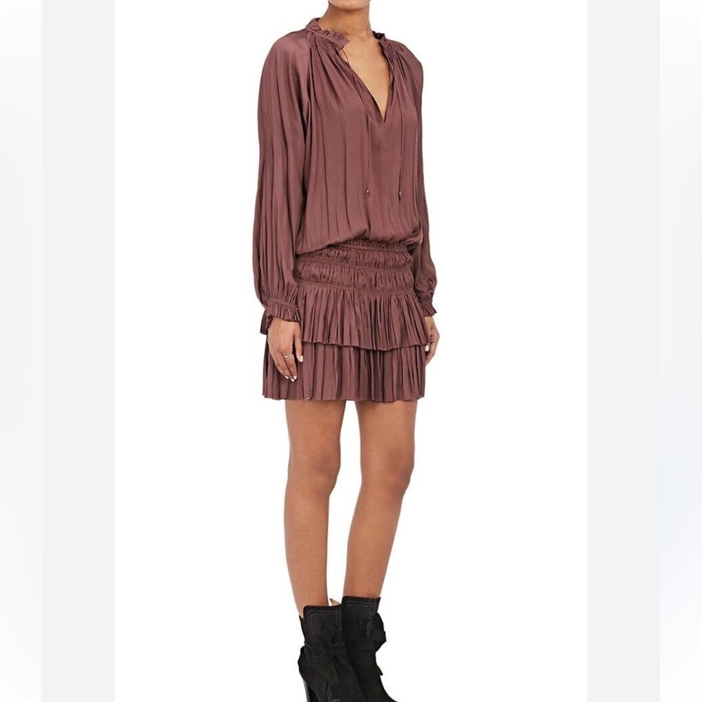 ULLA JOHNSON Piera Dress
Aster Mauve Mini Size 6